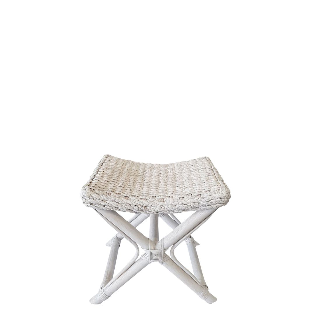 COLONIAL X STOOL WHITE image 0